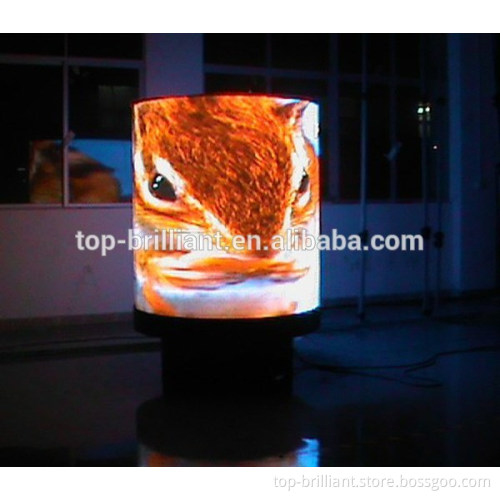 360 degree/cylinder led display screen